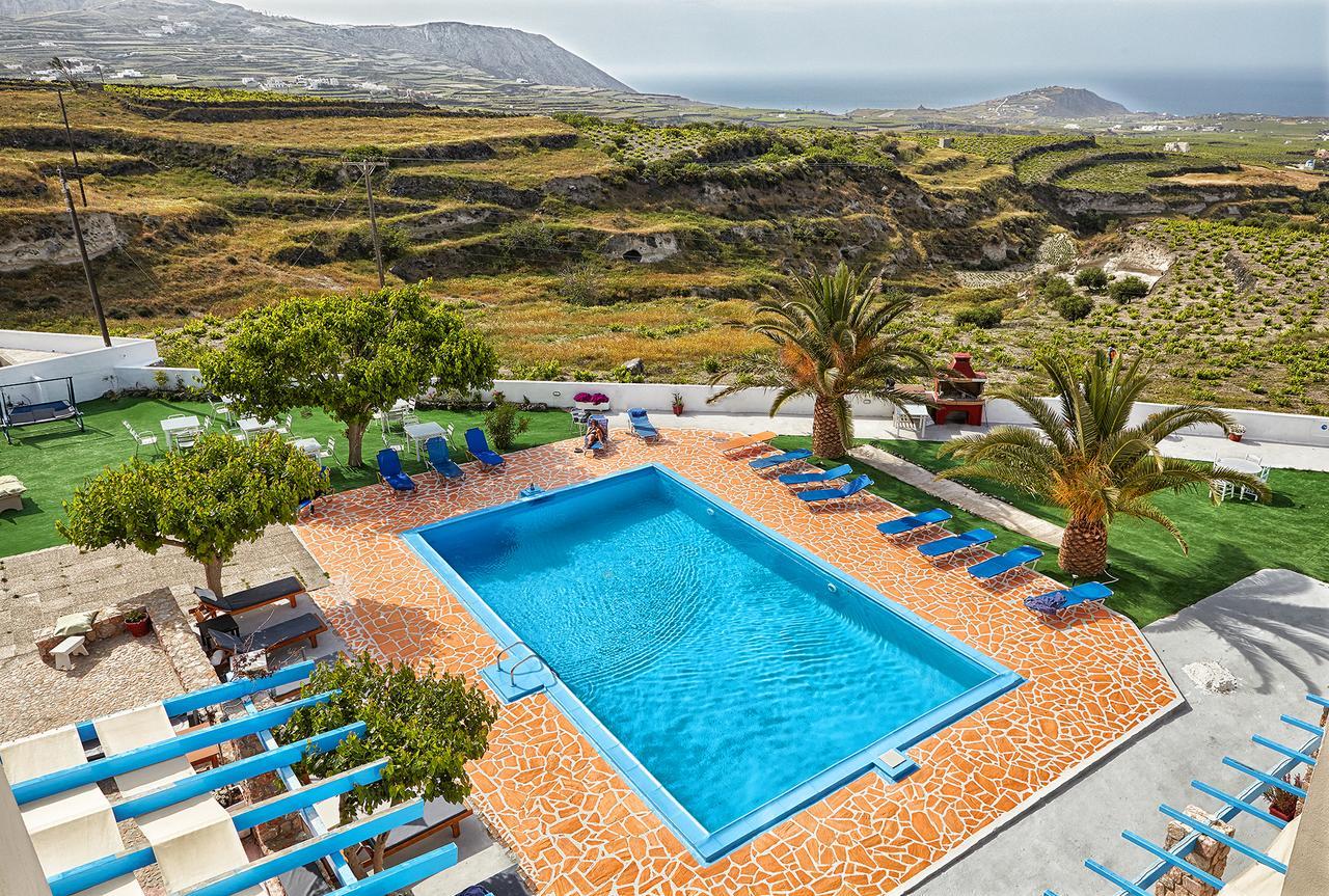 Zorbas Hotel Santorini Pýrgos Exterior foto